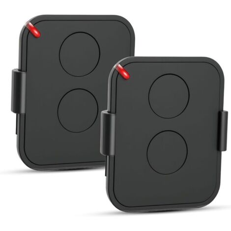 Set di 2 telecomandi per cancelli, telecomando per porta da garage 433,92 MHz, compatibile con codice variabile ON2E, ON4E, ON1E, 2 canali