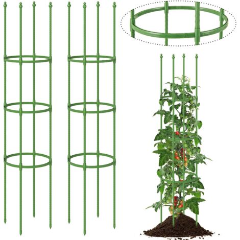 3 confezioni di anelli da parete in metallo nero, da 20 cm