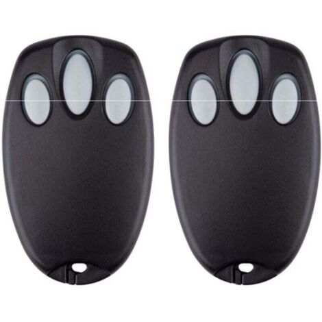 Set di 2 trasmettitori portatili di ricambio per porte da garage Chamberlain Liftmaster Motorlift 94335E 84335E ML700 ML500 ML850 Merlin + C945 C840 Security + 433,92 MHz