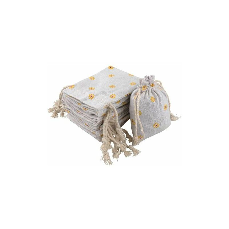 Set di 20 sacchetti regalo eleganti in tela di