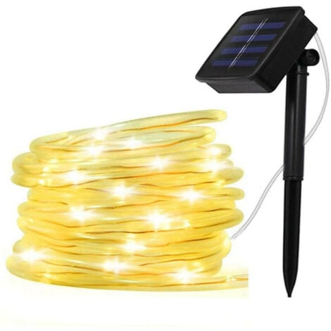 Set di 200 luci solari a LED, impermeabili, 8 funzioni, 22 m