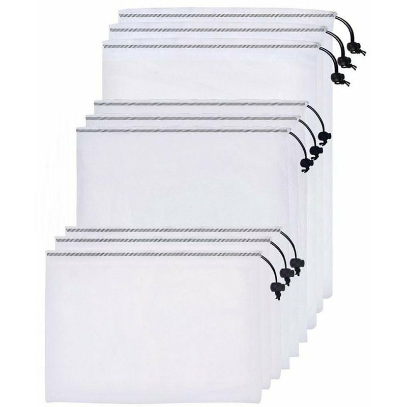 Set di 24 borse trasparenti per scarpe da viaggio