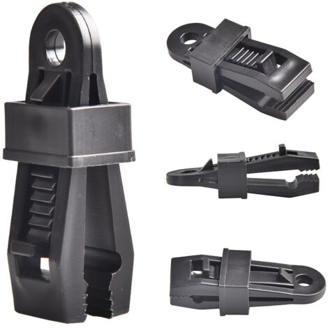 Set di 24 clip per teloni da piscina, elementi di fissaggio per teloni da campeggio