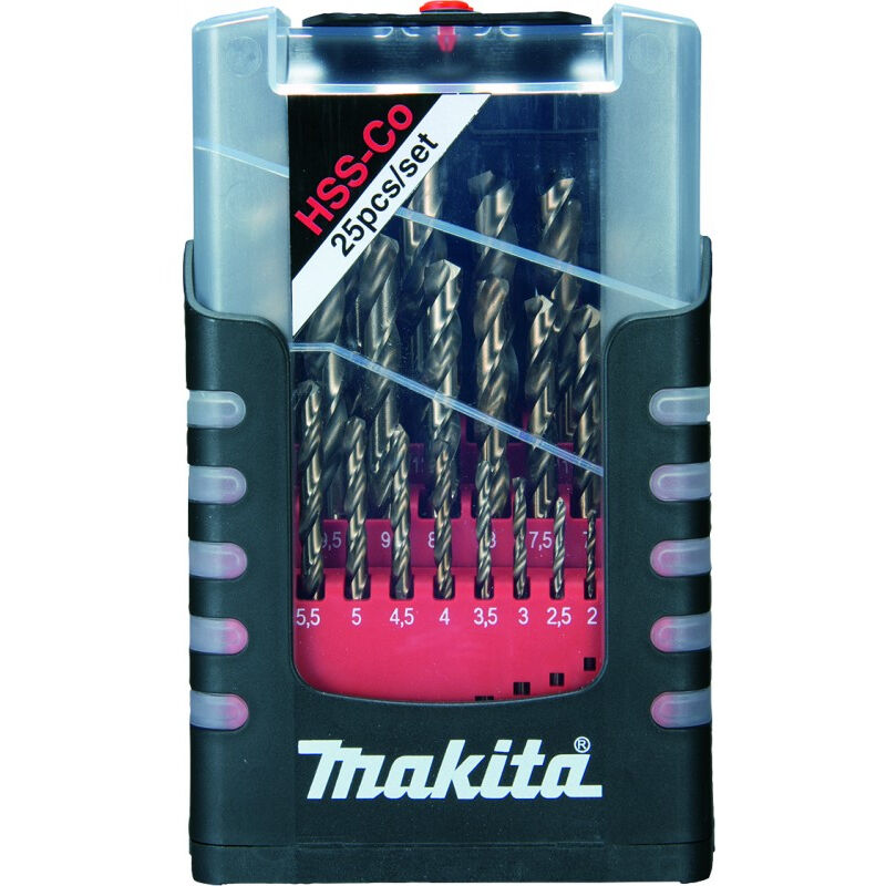 Set di 25 punte per metallo Makita hss-co - D-67577