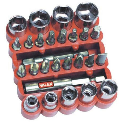Set di 27 inserti magnetici e bussole Fer 67805 - Confezione da 2
