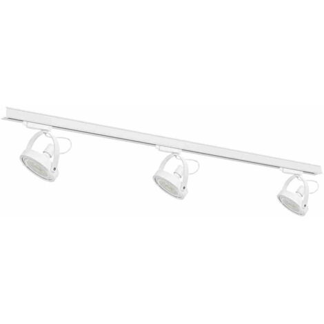Set di 3 barre di distribuzione Lugar (AR111-GU10) + guida da 1,5 m - Bianco