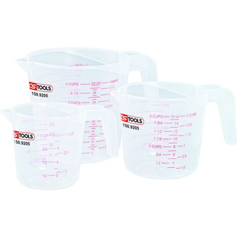 Set di 3 bicchieri dosatori