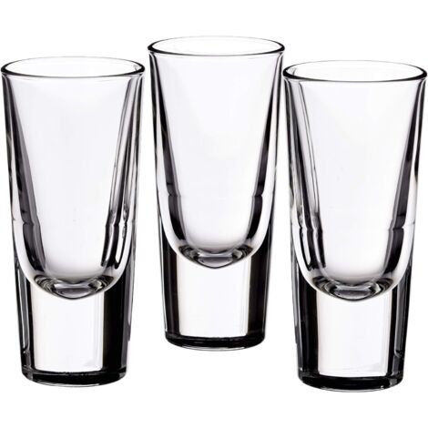Set di 3 Bicchieri per Liquori e Amaro Calibrati da 13,5cl - Altezza 13 cm, Diametro 6 cm Bormioli Rocco