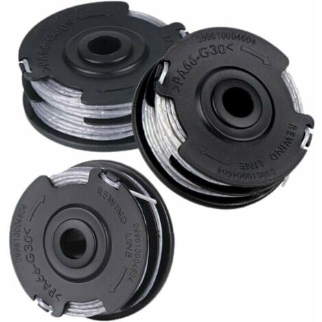 Set di 3 bobine per decespugliatore Bosch Art 24 27 30 30-36 Li, 18 m 1,65 mm.