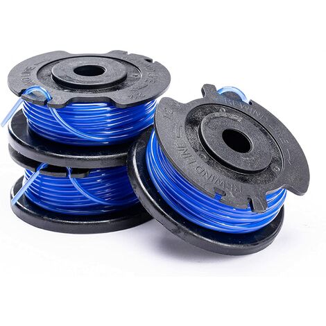 Set di 3 Bobine per Filo Singolo per Tagliaerba 3 x 1,65 mm Greenworks