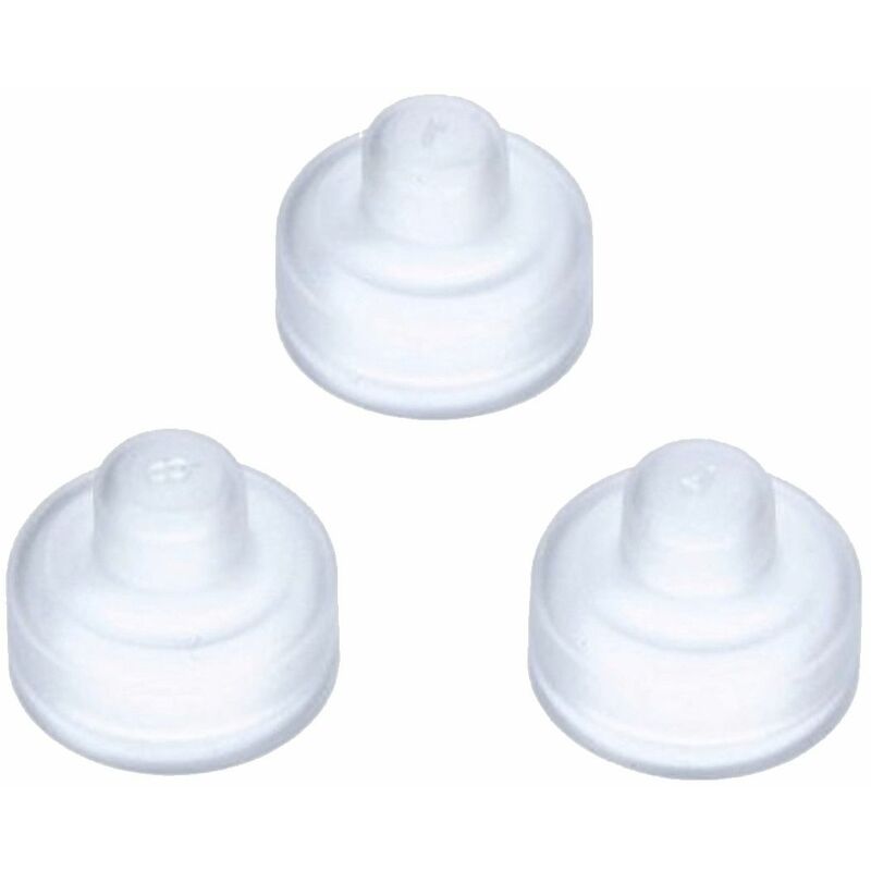 Image of Set di 3 cappucci bianchi sicomatic - Pentole a pressione Silit 338510