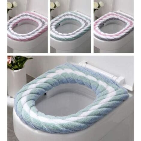 Set di 3 copriwater, morbidi e caldi cuscini da bagno, lavabili