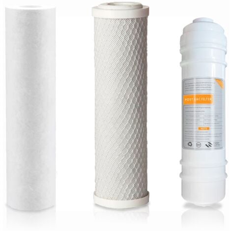 ROSMMEL Set di 3 filtri Acqua per Osmosi Inversa Osmopur 2024/25