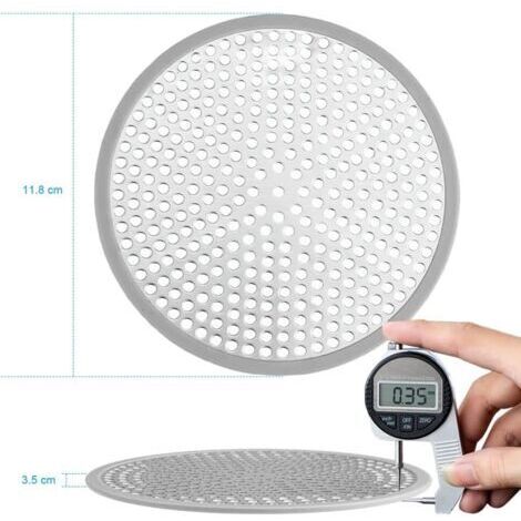 Set di 3 filtri per capelli da doccia, 118 mm/4,65", filtro per capelli per doccia e vasca, griglia per doccia, filtro anti-capelli per vasca, griglia anti-capelli per vasca, per cucina, bagno, doccia