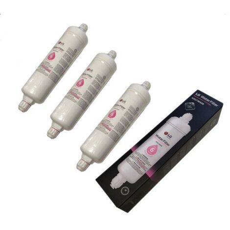 Set di 3 filtri per l'acqua esterni per LG ADQ73693901 Frigorifero