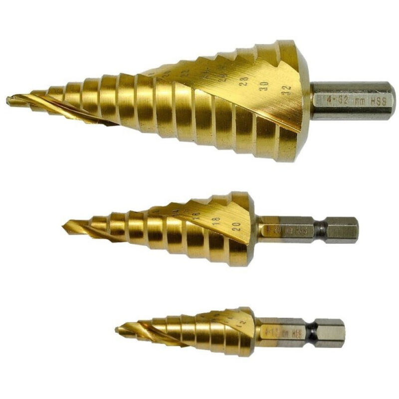 Set di 3 frese a gradini Makita D-41872