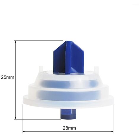 Set di 3 guarnizioni di arresto in silicone compatibili Geberit, membrane di tenuta per la valvola di ingresso dell'acqua della cassetta del WC