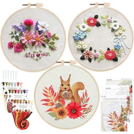 Punto Croce Kit da ricamare Urlo disperato 40x50cm Ricamo kit punto croce arte adatto a principianti per la decorazione domestica tela prestampata 11CT 