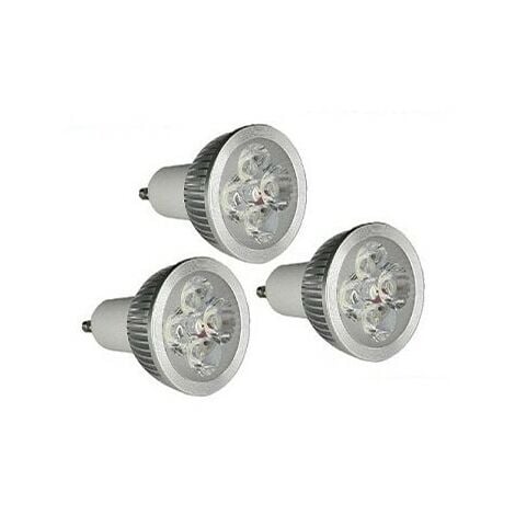 Set di 5 lampade LED GU10 filamento fiamma 1W 80 lm 2200K