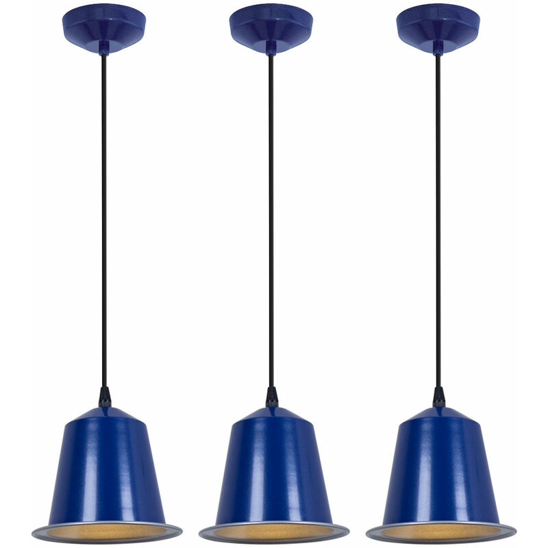 Set di 3 luci a sospensione a LED 5 watt lampade a...