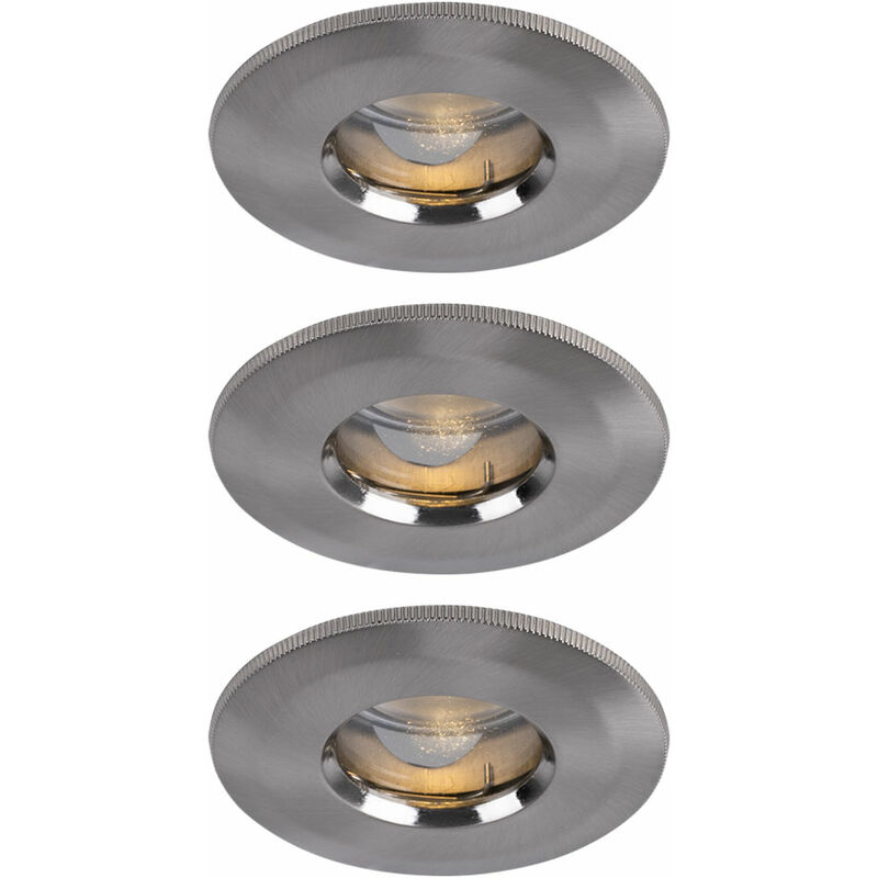 Image of Set di 3 faretti da incasso a LED per esterni faretti a soffitto illuminazione IP65 Bad Paulmann 994.61