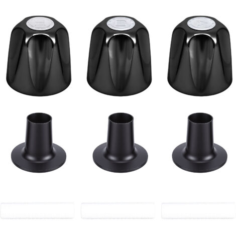 Set di 3 manopole di ricambio per doccia compatibili con le vasche da bagno Price/Pfister Verve, kit di finitura per la ristrutturazione della maniglia del rubinetto della vasca da bagno