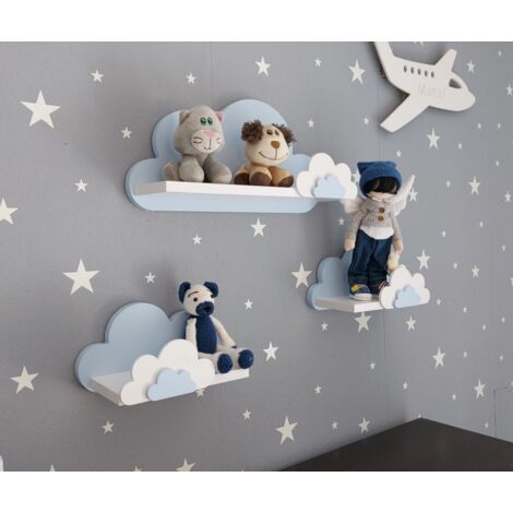 Set di 3 mensole Cloud FISIA- Galaxy