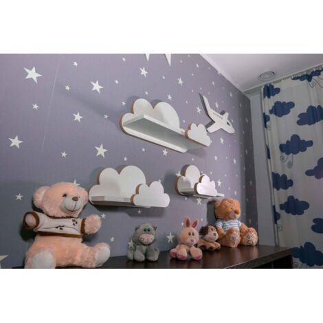 Set di 3 mensole Cloud MOLI-Elegance