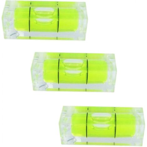 Set di 3 mini livelle quadrate da 40 mm