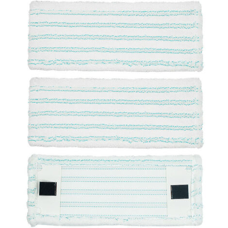 Set di 3 panni di ricambio per mocio Leifheit Clean Twist M Ergo Micro Duo 38x16 cm, coperture di ricambio compatibili con Leifheit, coperture di ricambio in microfibra per tutti i tipi di pavimento.
