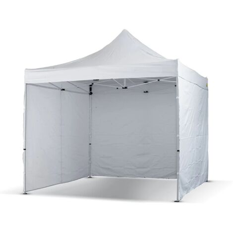 Set di 3 Pareti Laterali per Gazebo da 3mt di colore bianco