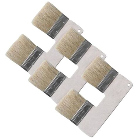 Set di 3 pennelli a doppia testa, a forma di U, 1,5 cm