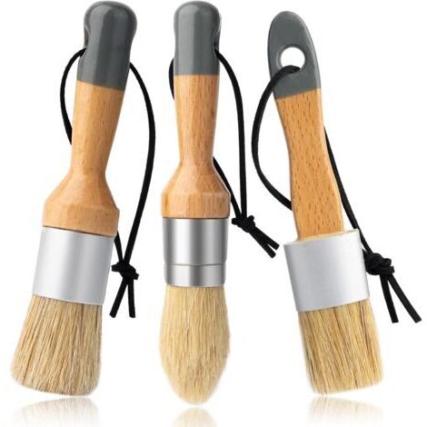 Set di 3 pennelli per griglia, pennelli per gesso, pennelli per mobili