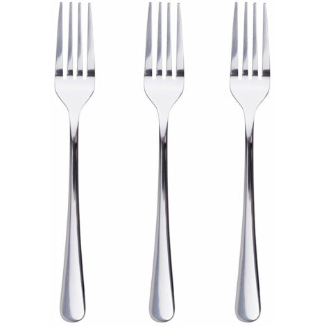 Set di 3 pezzi. Forchette da dessert in acciaio inossidabile lucido Natur Sg7781 San Ignacio
