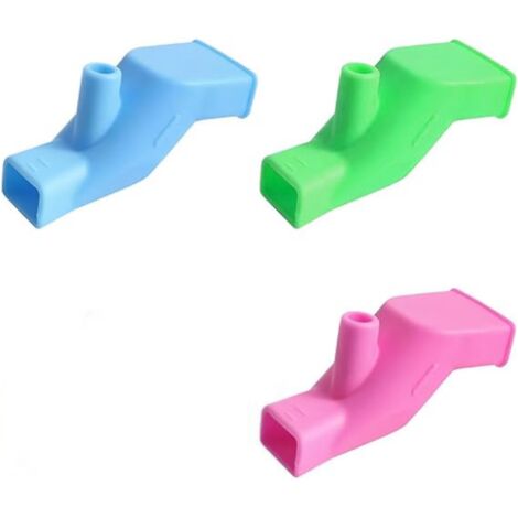 Set di 3 prolunghe per rubinetto per bambini, prolunghe per rubinetto per bambini, prolunghe in silicone per rubinetto per bagno e cucina, lavaggio mani e viso