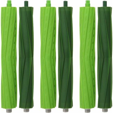 Set di 3 rulli di aspirazione compatibili con Roomba E5 / i7. Kit di accessori di ricambio per spazzola centrale di aspirazione E5 E6 i7 i7+. Parti di ricambio incluse 3 confezioni.