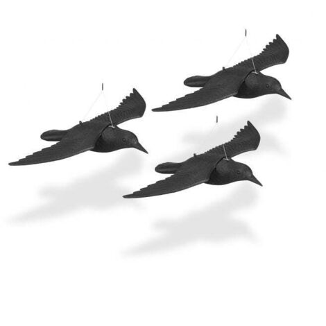 Set di 3 spaventapasseri corvo 8831166