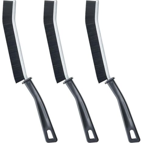 Set di 3 spazzole per la pulizia a setole rigide per fessure, piccole spazzole per la pulizia per uso domestico, bagno, cucina