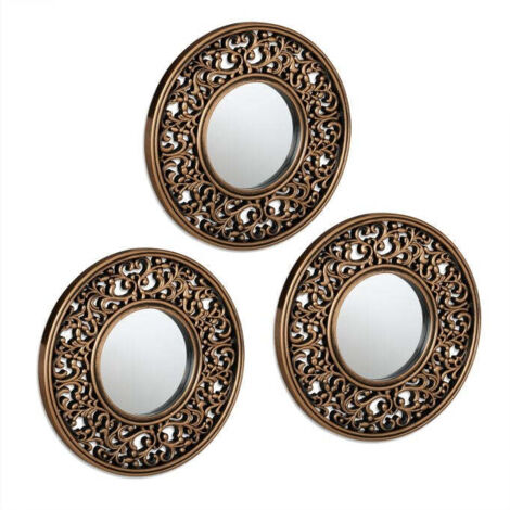 Set di 3 specchi decorativi