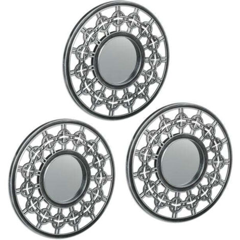 Set di 3 specchi decorativi