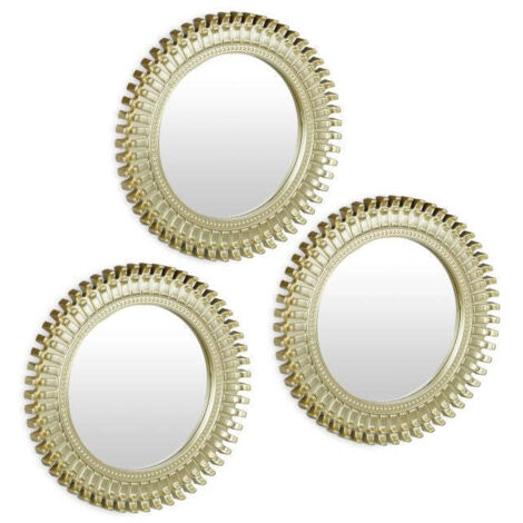 Set di 3 specchietti ornamentali