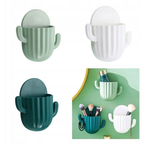 Set di 3 supporti per pennelli, pennelli, matite