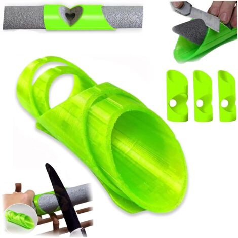 Set di 3 tagliatubi in schiuma, tagliatubi per isolamento a tre tubi, tagliatubi per isolamento a schiuma, tagliatubi per isolamento a 3 modalità da 15 mm, 22 mm, 28 mm