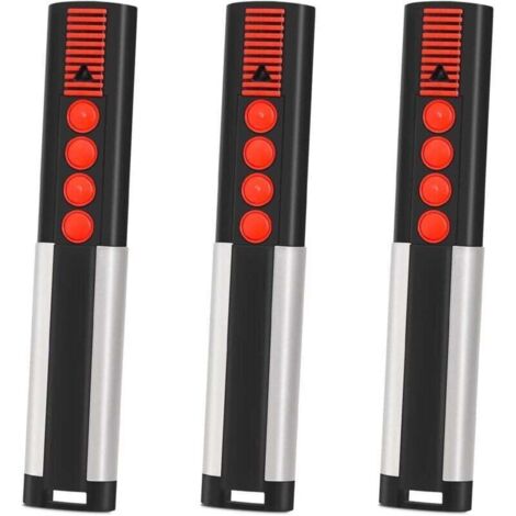 Set di 3 telecomandi per cancelli a 868 MHz, telecomandi a 4 canali per porte da garage, compatibili con i modelli 4020 TX03-868-4, 4026 TX03-868-2, 4020V000, 4026V000