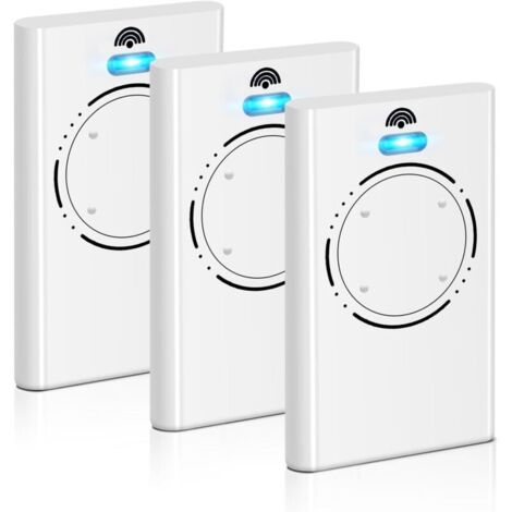 Set di 3 telecomandi per porte da garage a 4 canali da 868 MHz compatibili con XT4 868 SLH LR, XT4 868 SLH, XT2 868 SLH LR, XT2 868 SL