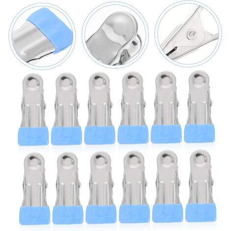 Set di 30 clip di fissaggio in acciaio inox per copertura invernale della piscina, clip robuste e resistenti al vento, adatte per coperture per piscine fuori terra, sicure e stabili.