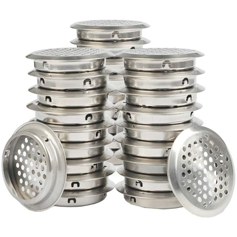 Set di 30 fori di ventilazione in acciaio
