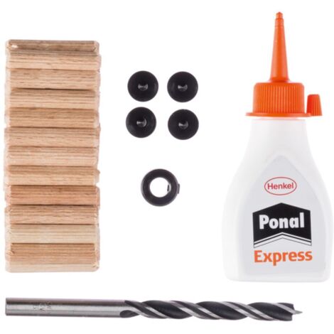 Set di 32 spine in legno, 6 mm