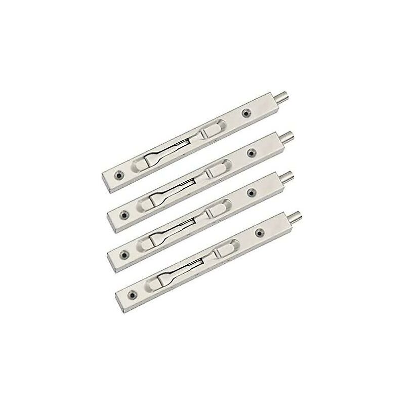 Set di 4 (2 paia) chiavistelli scorrevoli a