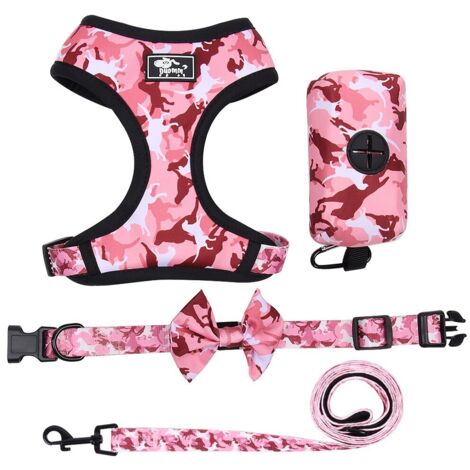 Set di 4 accessori per cani, M, rosa
